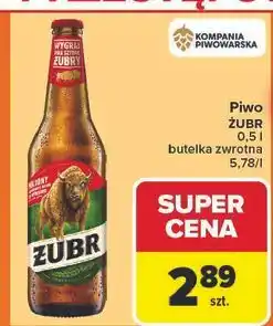 Carrefour Piwo Żubr 1768 oferta