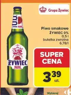 Carrefour Piwo Żywiec Malinaż oferta