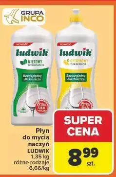 Carrefour Płyn do mycia naczyń cytrynowy Ludwik oferta