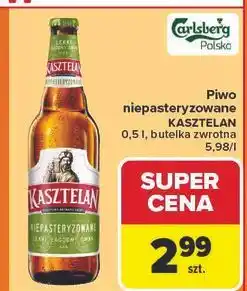 Carrefour Piwo Kasztelan Niepasteryzowane oferta