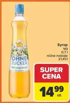Carrefour Syrop z czarnego bzu Yo oferta