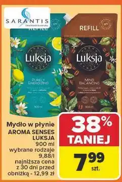 Carrefour Mydło w płynie mind balancing Luksja Aroma Senses oferta