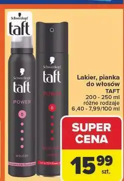 Carrefour Lakier do włosów Taft Power oferta