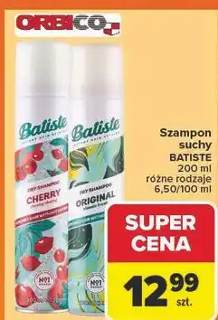 Carrefour Szampon do włosów suchy original Batiste Dry Shampoo oferta