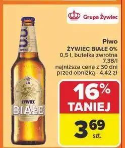 Carrefour Piwo Żywiec Białe 0.0% oferta