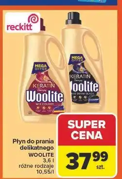 Carrefour Płyn do prania dark Woolite Keratin oferta