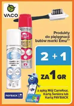 Carrefour Szczotka do czyszczenia butów zamszu i nubuku Emu oferta