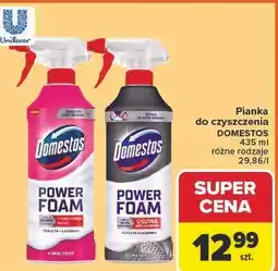 Carrefour Pianka do czyszczenia toalet Domestos Power Foam oferta