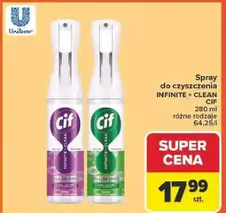 Carrefour Spray do czyszczenia clean Cif oferta