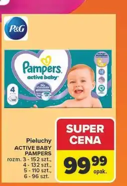 Carrefour Pieluszki dla dzieci 6 Pampers Active Baby oferta