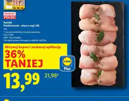 Lidl Polski kurczakmięso z nogi, XXL oferta