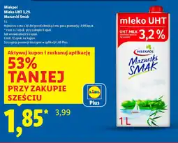 Lidl Mleko Mlekpol Mazurski Smak oferta