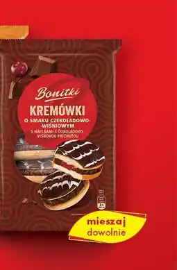 Biedronka Ciastka Kremówki Bonitki czekoladowo-wiśniowe 330g oferta