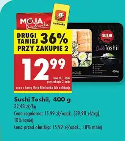 Biedronka Sushi Toshii oferta
