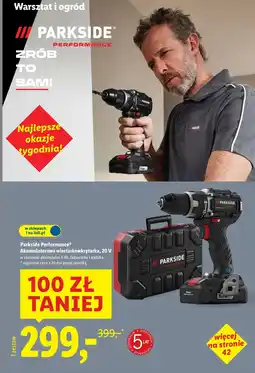 Lidl Akumulatorowa wiertarko-wkrętarka Parkside oferta