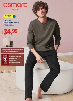 Lidl Piżama męska Esmara oferta