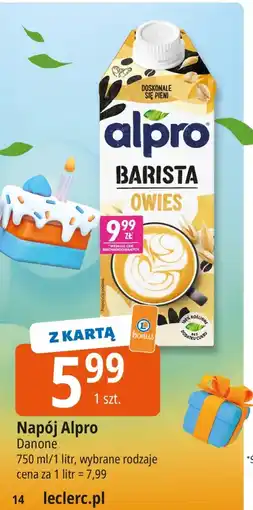 E.Leclerc Napój Alpro oferta
