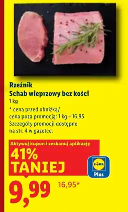 Lidl Schab bez kości Rzeźnik oferta