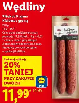Lidl Kiełbasa Pikok oferta