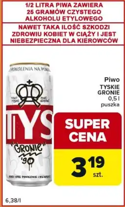 Carrefour Express Piwo Tyskie oferta