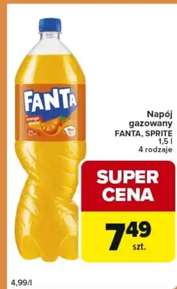 Carrefour Express Napój gazowany Fanta oferta