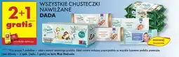 Biedronka Chusteczki nawilżane DADA oferta