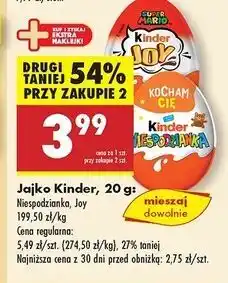 Biedronka Jajko niespodzianka Kinder Niespodzianka oferta