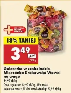 Biedronka Galaretki w czekoladzie miks Wawel Mieszanka Krakowska oferta