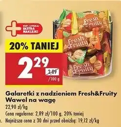 Biedronka Galaretki Wawel Fresh & Fruity oferta