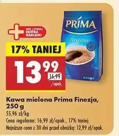 Biedronka Kawa Cafe Prima Finezja oferta