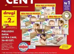 Biedronka Pieluchy rozm. 6 Dada Extra Care oferta