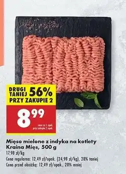 Biedronka Mięso mielone z indyka Kraina Mięs oferta