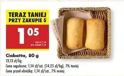 Biedronka Bułka ciabatta oferta