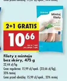 Biedronka Filety z mintaja Seacon oferta