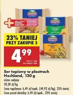 Biedronka Ser topiony tost Hochland oferta