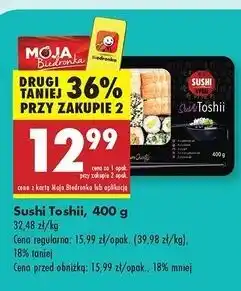 Biedronka Sushi toshii 4You oferta