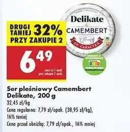 Biedronka Ser camembert Delikate oferta