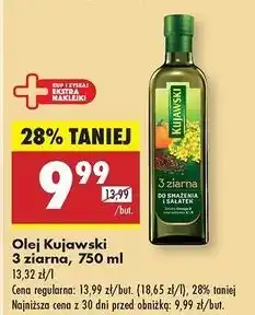 Biedronka Olej z lnem oraz pestakami dyni Kujawski 3 Ziarna oferta