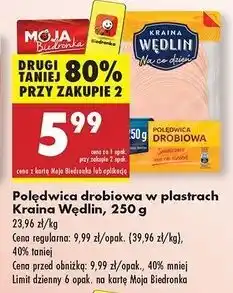 Biedronka Polędwica drobiowa Kraina Wędlin oferta