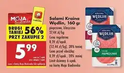 Biedronka Salami pieprzowe Kraina Wędlin oferta