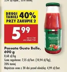 Biedronka Passata classica Gustobello oferta
