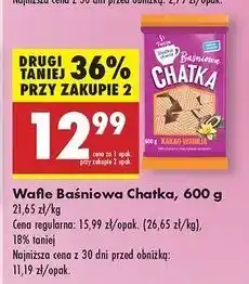 Biedronka Wafle baśniowa chatka kakao-wanilia Twoje Słodkie Chwile oferta