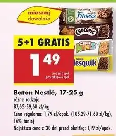 Biedronka Baton chocolate Fitness (Nestle) oferta
