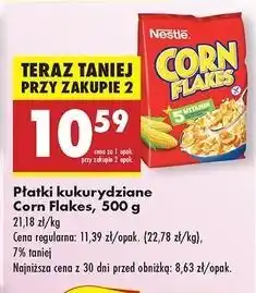 Biedronka Płatki śniadaniowe Corn Flakes (Nestle) oferta