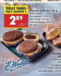 Biedronka Pączek czekolada E. Wedel oferta