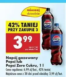 Biedronka Napój Pepsi Zero oferta