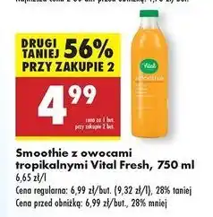 Biedronka Smoothie mango jabłko banan marakuja Vital Fresh oferta