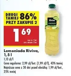 Biedronka Lemoniada cytryna - limonka Riviva oferta