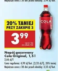 Biedronka Napój Cola Original oferta