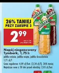 Biedronka Napój jabłko-brzoskwinia Tymbark oferta